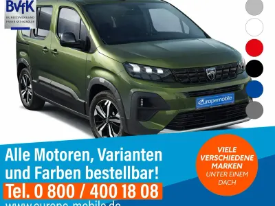 Neu Peugeot Rifter Allure 131 PS (96 kW) 2026 Metallicoder uni Van / Kleinbus