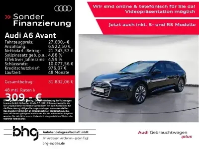 Gebraucht Audi A6 Basis 163 PS (119 kW) 2023 Schwarz Kombi