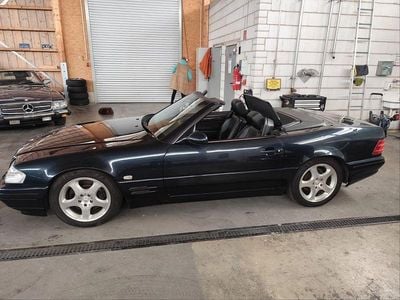 Gebraucht Mercedes SL320 231 PS (169 kW) 1995 Blau Cabrio