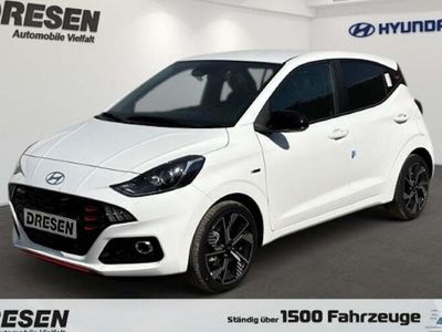 Neu Hyundai i10 N Line 90 PS (66 kW) 2025 Atlas white / sol Kleinwagen