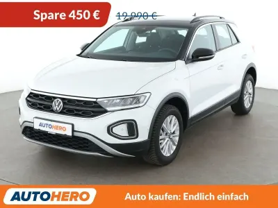 Gebraucht VW T-Roc Life 110 PS (80 kW) 2022 Weiß SUV