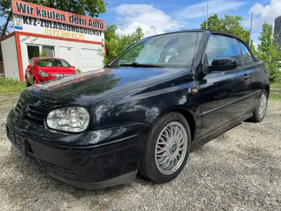 Brugt VW Golf Cabriolet Highline 101 HK (74 kW) 1998 Sort Cabriolet