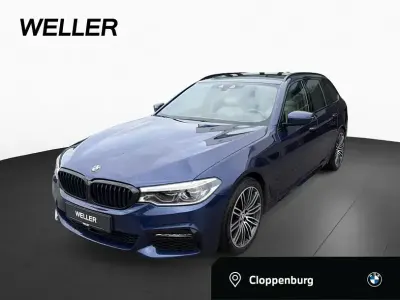 Gebraucht BMW 520 Sport Line 190 PS (139 kW) 2018 Blau Kombi