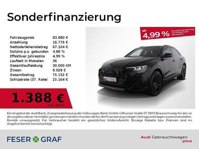 Mythosschwarz metallic Gebraucht 2025 Audi Q8 Ambiente SUV | 83.880 € (Fairer Preis)