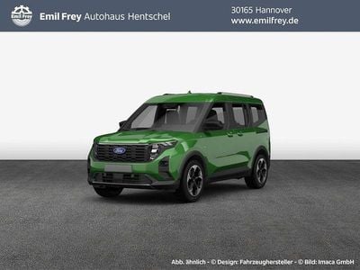 Neu Ford Tourneo Courier Titanium 125 PS (91 kW) 2026 Bursting green metallic Van / Kleinbus