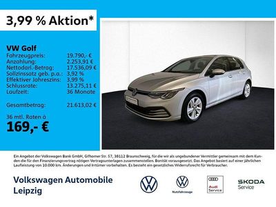 Gebraucht VW Golf VIII Life 131 PS (96 kW) 2023 Silber Limousine