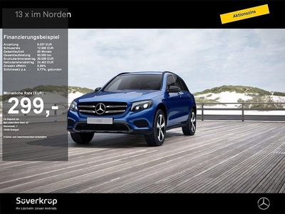 Blau Gebraucht 2019 Mercedes GLC220 AMG SUV | 32.490 € (Fairer Preis)