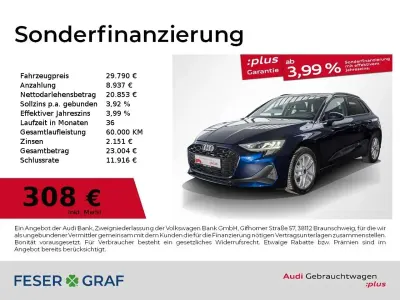 Gebraucht Audi A3 Ambiente 116 PS (85 kW) 2025 Navarrablau metallic Limousine