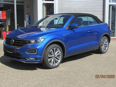 Gebraucht VW T-Roc Cabriolet R-line 150 PS (110 kW) 2021 Blau Cabrio