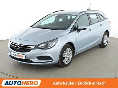 Gebraucht Opel Astra Edition 125 PS (91 kW) 2016 Blau Kombi