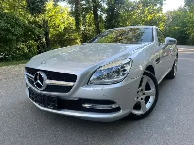 Gebraucht Mercedes SLK300 245 PS (180 kW) 2015 Silber Cabrio