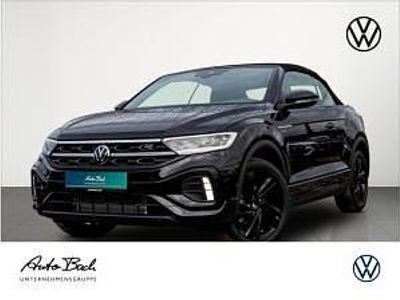 Neu VW T-Roc Cabriolet R-line 150 PS (110 kW) 2026 Schwarz (deep black perleffekt / schwarz) Cabrio