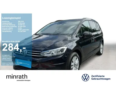 Gebraucht VW Touran Comfortline 150 PS (110 kW) 2021 Schwarz Van / Kleinbus
