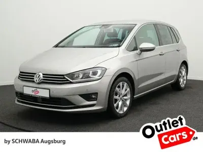 Gebraucht VW Golf Sportsvan Highline 150 PS (110 kW) 2015 Tungsten silver metallic Van / Kleinbus
