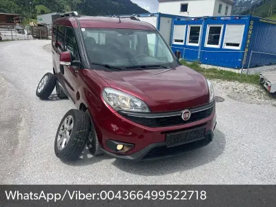 Gebraucht Fiat Doblò Lounge 95 PS (69 kW) 2017 Rot Van / Kleinbus