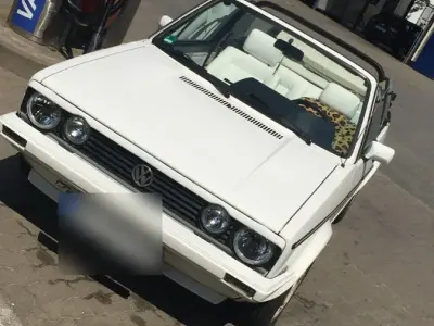 Gebraucht VW Golf Cabriolet 95 PS (69 kW) 1988 Weiß Cabrio