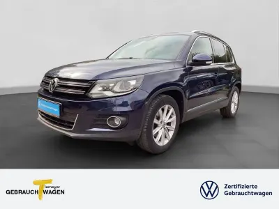 Second-hand VW Tiguan Sportline 150 CP (110 kW) 2016 Albastru SUV