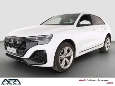 Gebraucht Audi Q8 S-Line 394 PS (289 kW) 2025 Gletscherweiß metallic SUV
