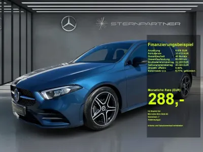 Second-hand Mercedes A200 AMG 150 CP (110 kW) 2022 Albastru Berlinǎ