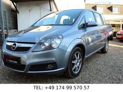 Gebraucht Opel Zafira Edition 105 PS (77 kW) 2005 Lichtsilber/silver lightning Van / Kleinbus