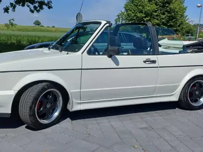 Gebraucht VW Golf Cabriolet 95 PS (69 kW) 1989 Weiß Cabrio