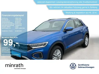 Usata VW T-Roc Life 116 CV (85 kW) 2024 Blu SUV