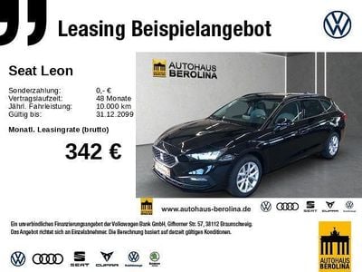 Schwarz Neu 2025 Seat Leon ST Style Kombi | 28.444 € (Fairer Preis)