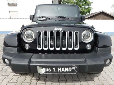 gebraucht Jeep Wrangler Sahara+Leder+LED+AHK,H.-top+Targadächer,1,Hd.SH