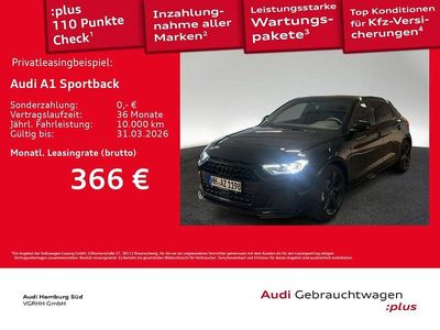 Schwarz Gebraucht 2025 Audi A1 Sportback Advanced Kleinwagen | 29.110 € (Etwas zu teuer)