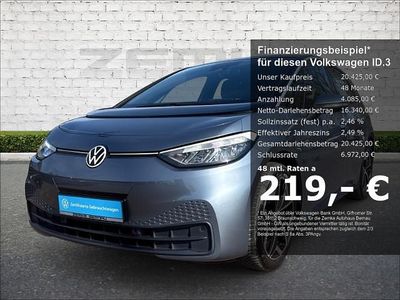 Gebraucht VW ID.3 Pure 110 kW (150 PS) 2022 Blau Kleinwagen