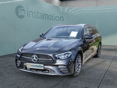 gebraucht Mercedes E220 T d 4M // AMG PREMIUM STANDH SPUR 360 AHK