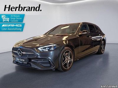 Gebraucht Mercedes C300e AMG line 313 PS (230 kW) 2023 Metalliclack graphitgrau Kombi