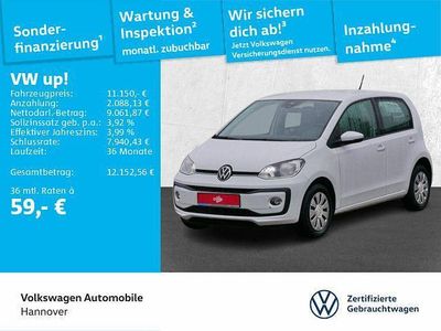 Pure white Gebraucht 2022 VW up! Move Kleinwagen | 11.150 € (Guter Preis)
