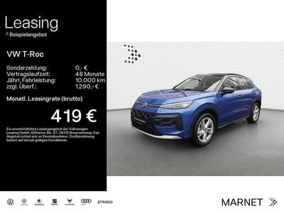 Neu VW T-Roc Life 150 PS (110 kW) 2026 Blau SUV