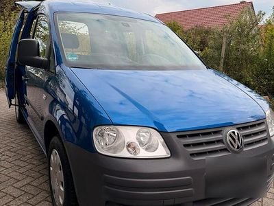 Second-hand VW Caddy 109 CP (80 kW) 2008 Albastru Monovolum