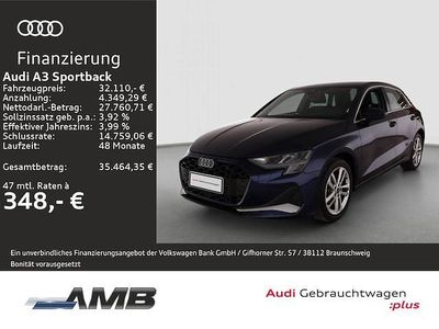 Second-hand Audi A3 Advanced Plus 150 CP (110 kW) 2025 Albastru Berlinǎ