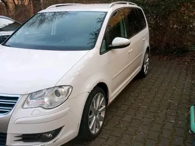 Gebraucht VW Touran R-line 140 PS (102 kW) 2009 Weiß Van / Kleinbus