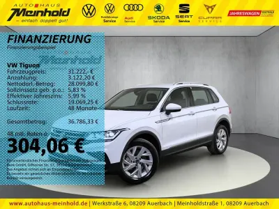 Gebraucht VW Tiguan Elegance 200 PS (147 kW) 2021 Weiß SUV