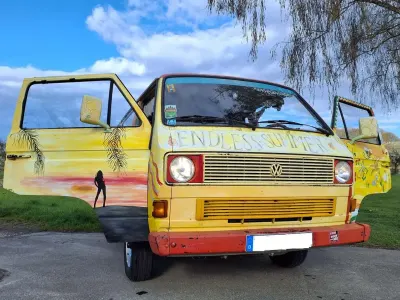 Gebraucht VW T3 69 PS (50 kW) 1988 Gelb Van