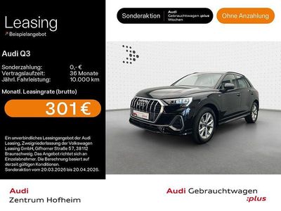 Gebraucht Audi Q3 S-Line 150 PS (110 kW) 2025 Mythosschwarz metallic SUV