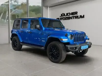 Gebraucht Jeep Wrangler Unlimited Sahara 381 PS (280 kW) 2022 Blau SUV
