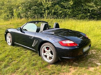 Second-hand Porsche Boxster S 280 CP (205 kW) 2005 Albastru Cabrio