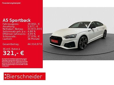 Grau Gebraucht 2023 Audi A5 Sportback Competition Kleinwagen | 39.850 € (Guter Preis)