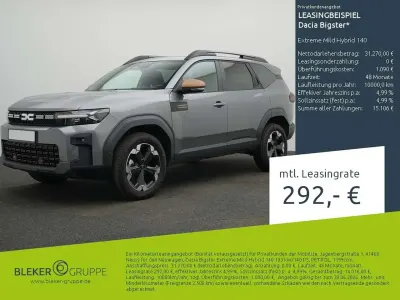Neu Dacia Bigster Extreme 140 PS (102 kW) 2026 Dolomitgrau SUV