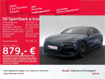 Gebraucht Audi S6 e-tron Edition .1 369 kW (503 PS) 2025 Malpeloblau metallic Limousine