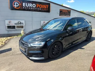 Używany Audi A3 S-line plus 150 KM (110 kW) 2018 Czarny Sedan/Limuzyna