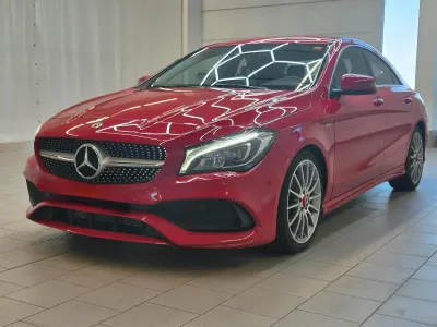 Brugt Mercedes CLA200 AMG 156 HK (114 kW) 2018 Rød Coupe