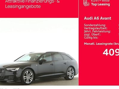 Mythosschwarz metallic Gebraucht 2025 Audi A6 S-Line Kombi | 55.725 € (Fairer Preis)