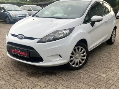 Gebraucht Ford Fiesta Trend 60 PS (44 kW) 2010 Weiß Kleinwagen