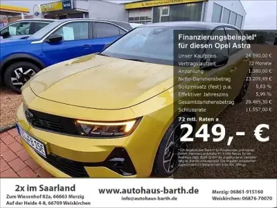 Gebraucht Opel Astra GS Line 181 PS (133 kW) 2022 Kult gelb (metallic) Limousine
